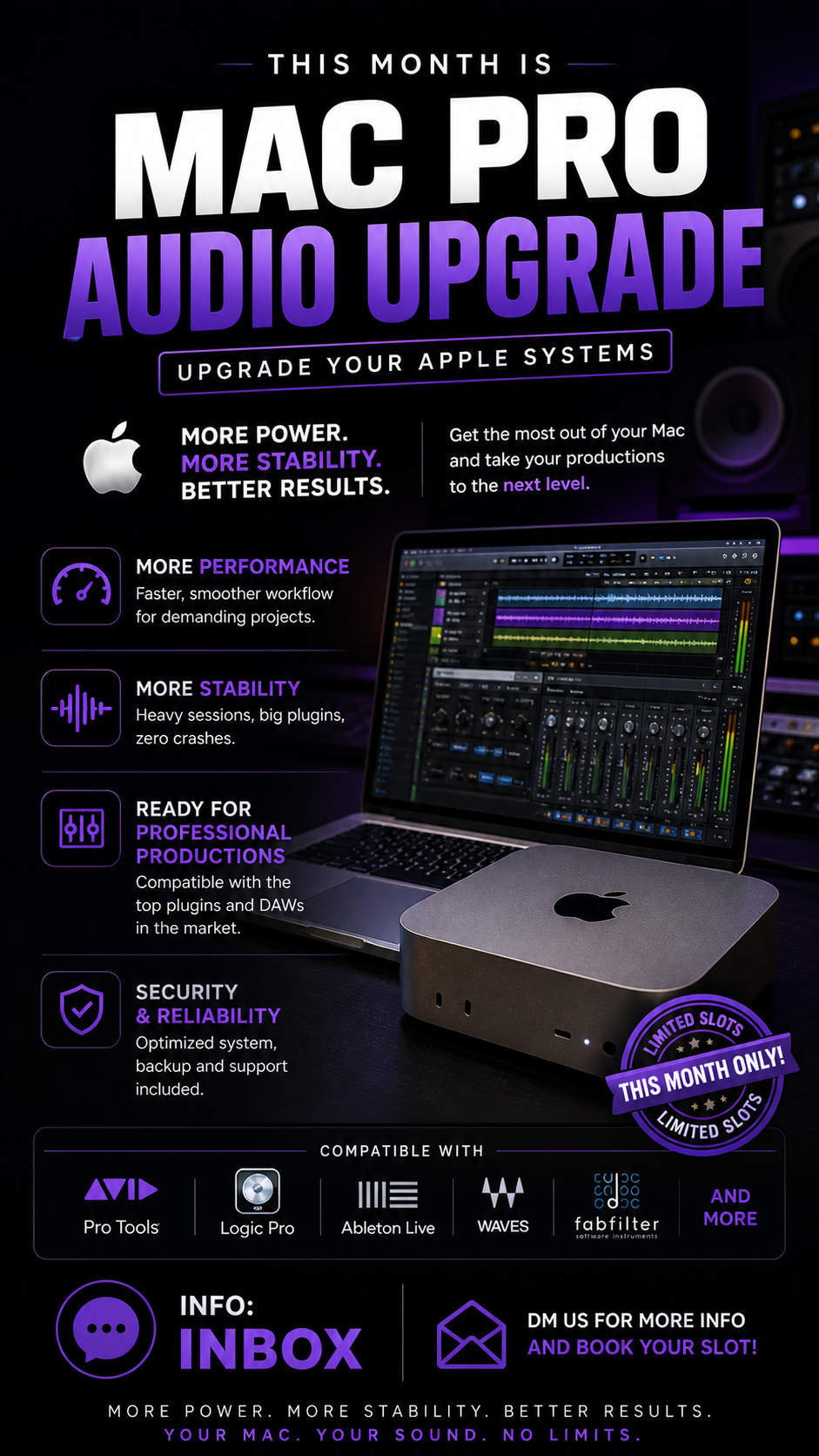 Pro Tools Upgrade, Optimization, Technical Support & Licensing Services