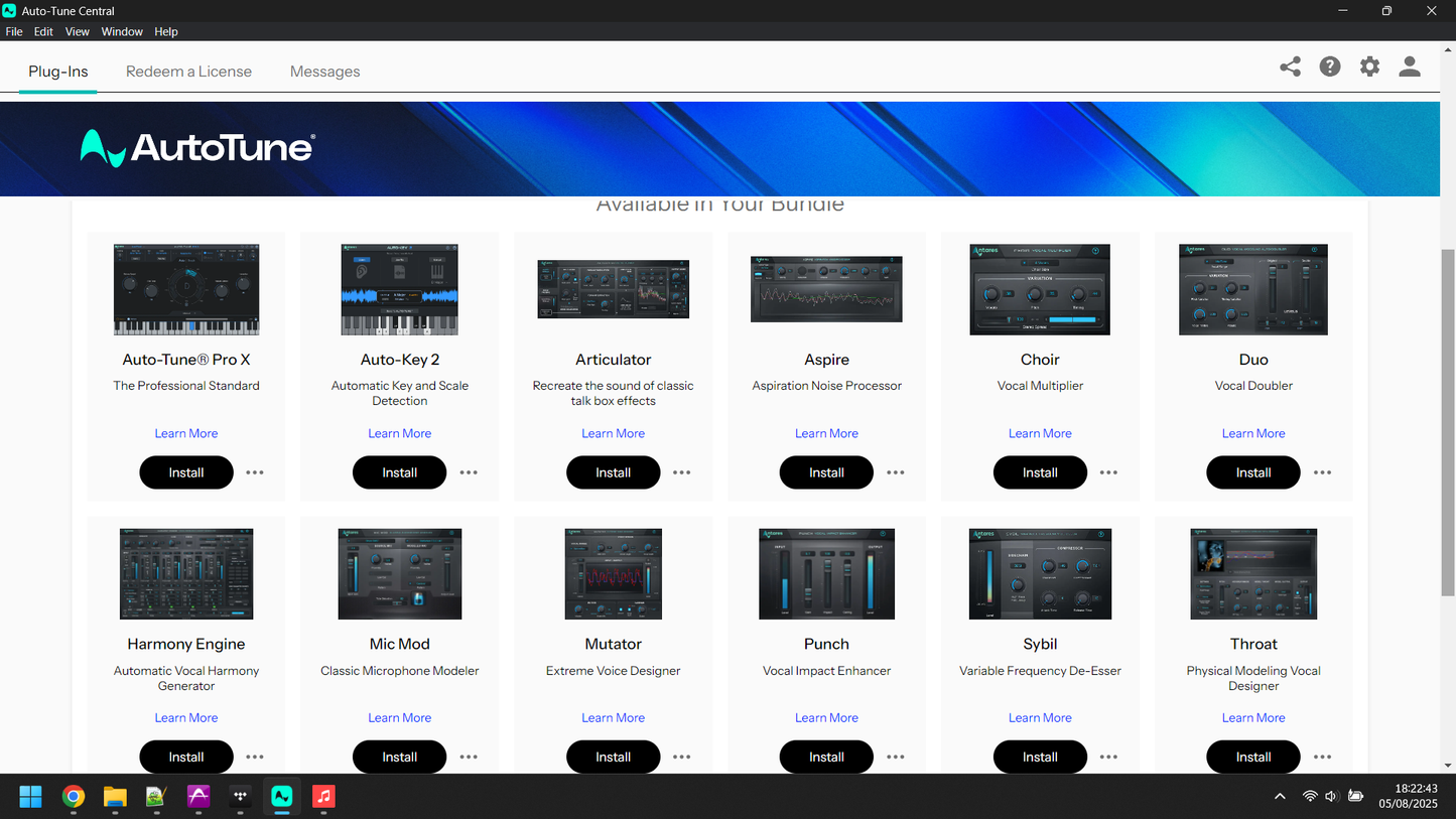 AutotuneVocal Bundle Perpetual License - Technical support & Licensing Services