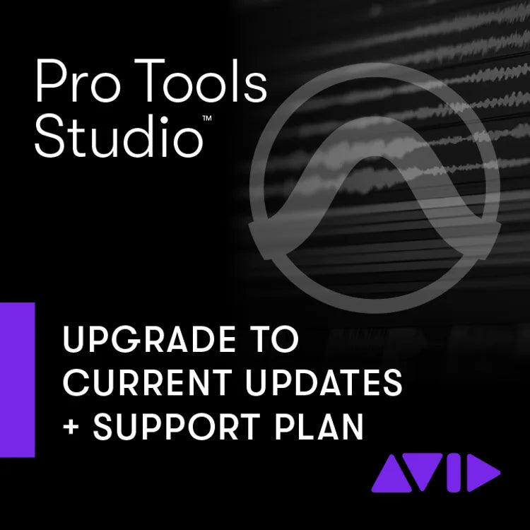 Avid Pro Tools Studio Perpetual License Upgrade (Updates and Support for 1 Year) + TechSupport