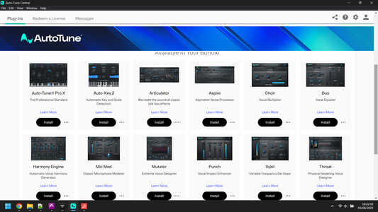 AutotuneVocal Bundle Perpetual License - Technical support & Licensing Services